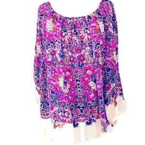 Rose & Rhyme Floral Top 1X